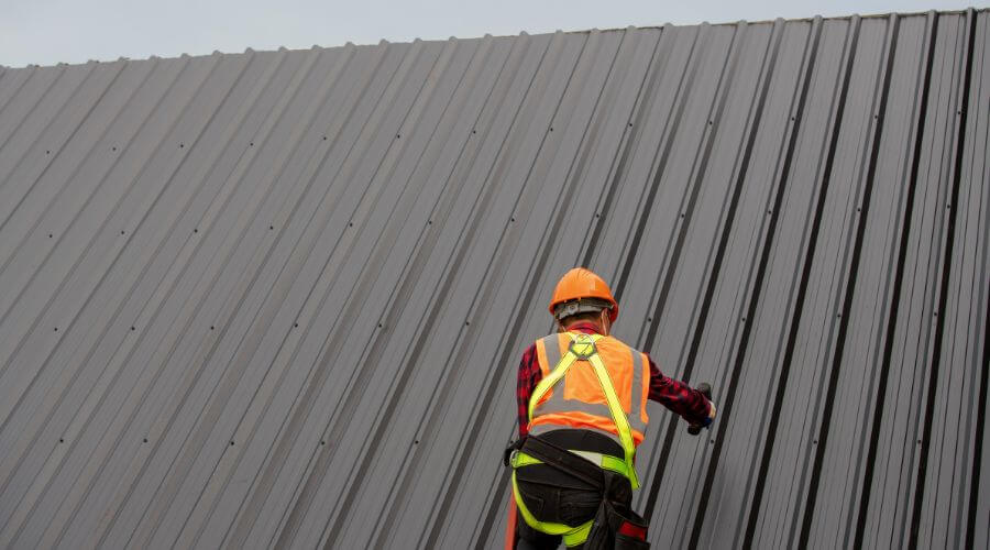 Professional metal roof installation services in Fortville, IN